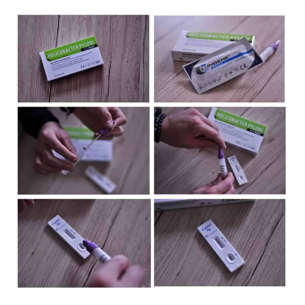 Helikobakter test - návod